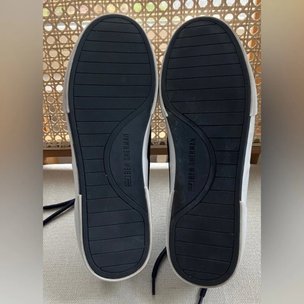 Ben Sherman Men's Navy Blue Bristol Chukka Mid-Top Shoe Sneaker Sz 9
